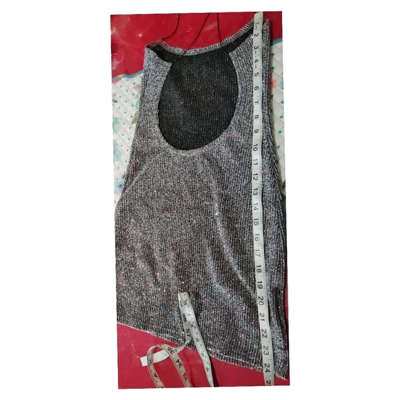 For Love & Lemons Constance Sparkle Slip Party Dress Silver Size Xs - Picture 9 of 9